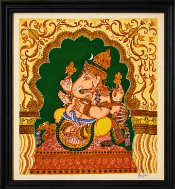 Ganesha Watercolour Art